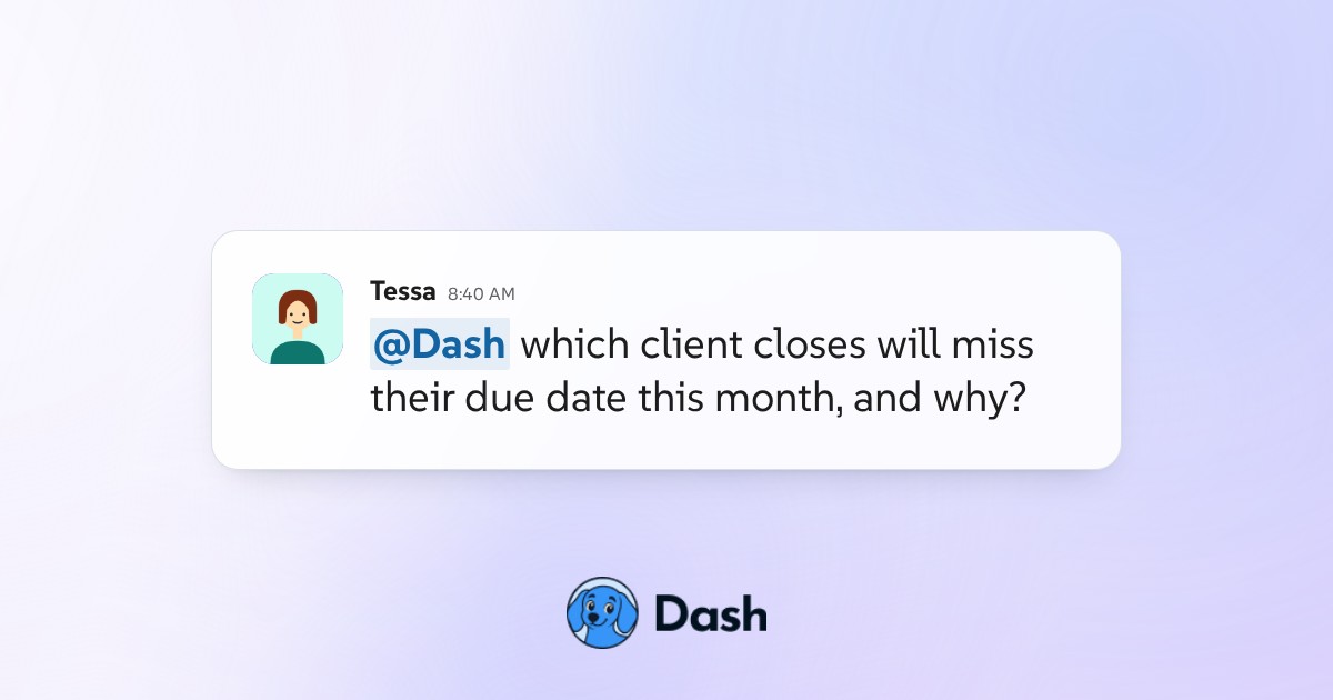 Conversation preview for Check which client closes will miss the date