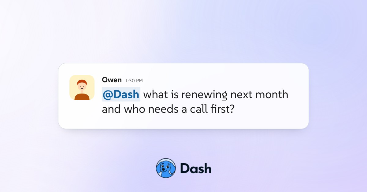 Conversation preview for Draft renewal calls for the renewal book